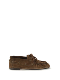 SAINT LAURENT Saint Laurent Women Suede Loafers