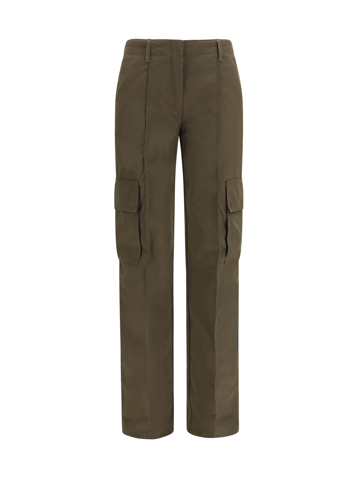 Burberry Women Gabardine Cargo Pants