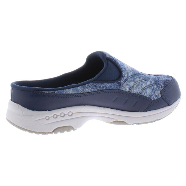 Travel Time Womens Knit Glitter Walking Shoes
