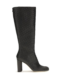 Bottega Veneta Women Cherry Intrecciato High Boots
