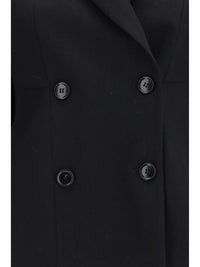 Alaïa Women Lightweight Wool Double-Breasted Jacket