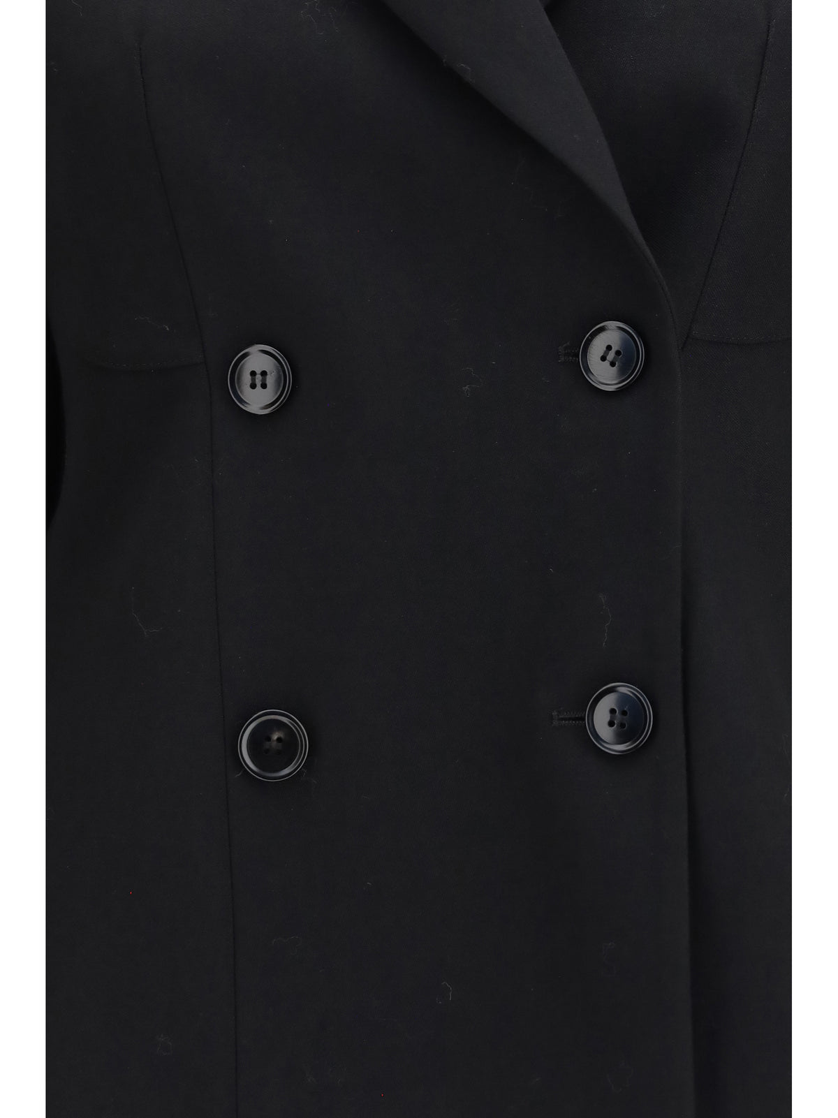 Alaïa Women Lightweight Wool Double-Breasted Jacket