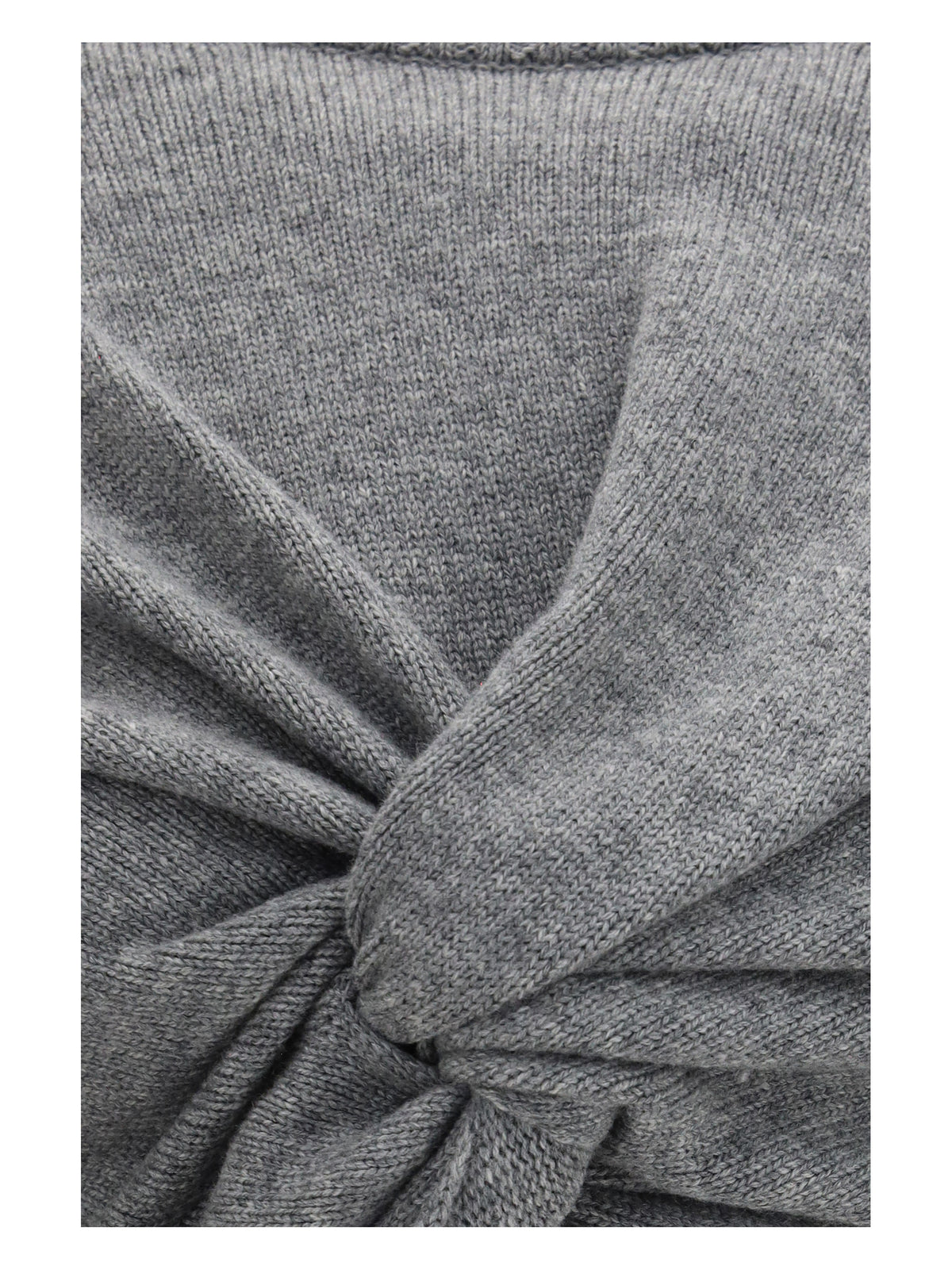 Balenciaga Women Ruched Crewneck Sweater