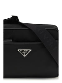 Prada Men Re-Nylon And Saffiano Shoulder Bag