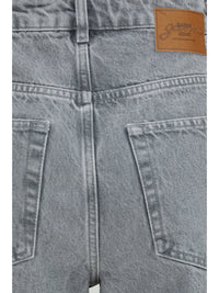 GANNI Ganni Women Rigid Denim Cuffed Jeans