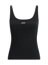 Off-White Women Off Stamp Rib Tank Top