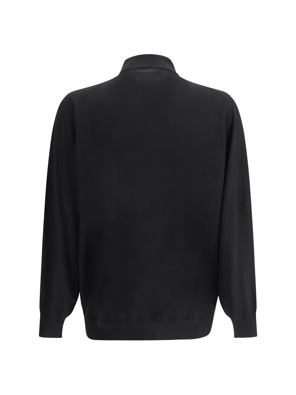 Brunello Cucinelli Men Virgin Wool Polo Sweater