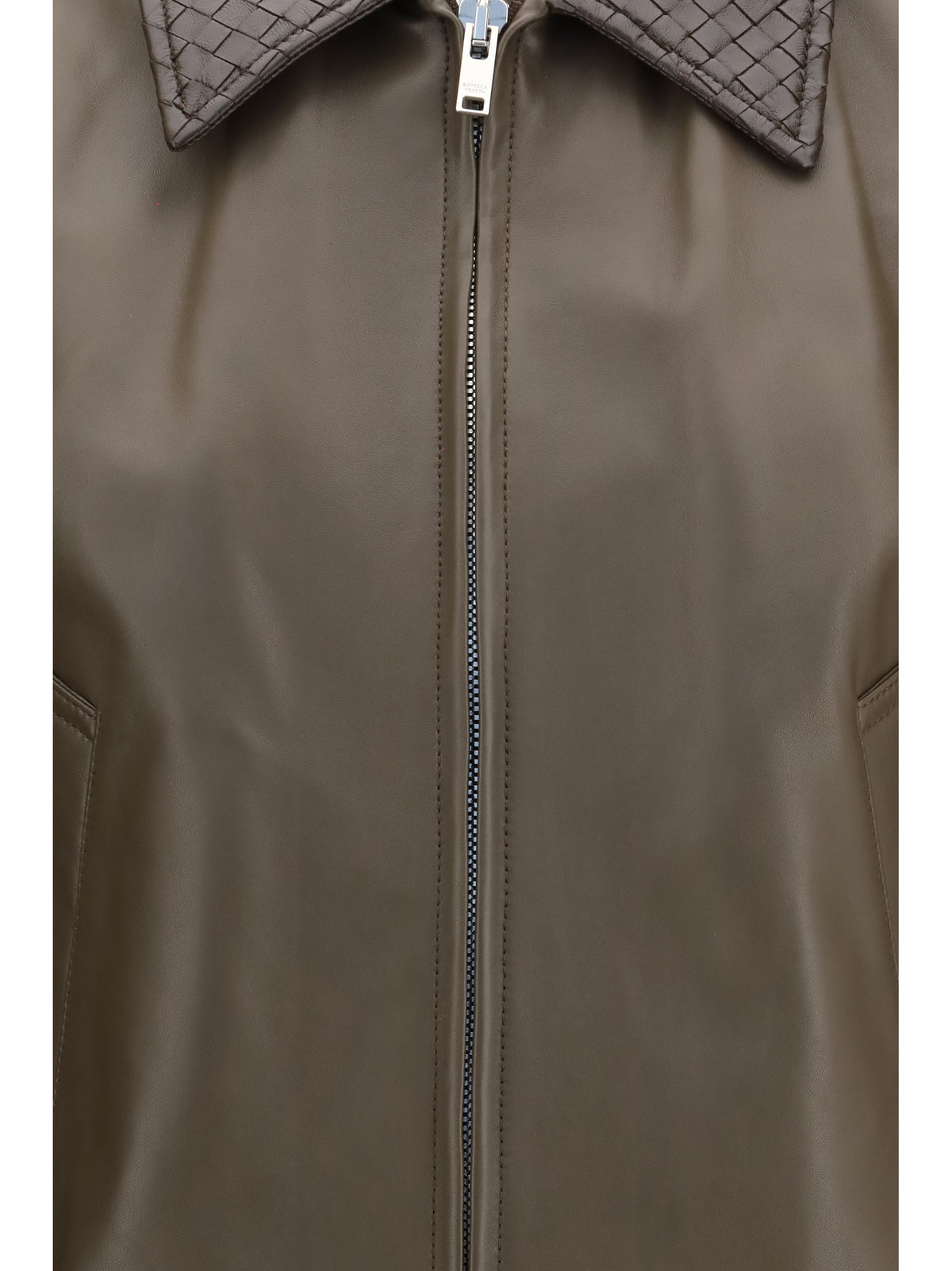 BOTTEGA VENETA Bottega Veneta Women Glossy Leather Jacket