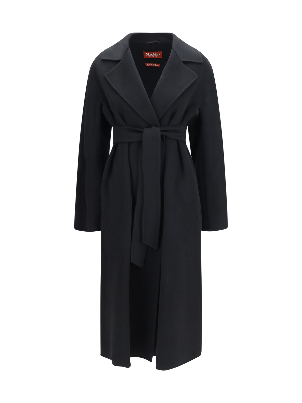 MAX MARA STUDIO Max Mara Studio Women Long Robe Coat In Wool, Cashmere And Silk