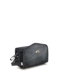 Balenciaga Women Medium Le 7 Suede Shoulder Bag