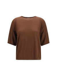 BRUNELLO CUCINELLI Brunello Cucinelli Women Short-Sleeve Cashmere And Silk Sweater