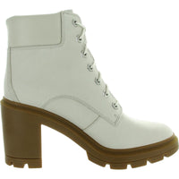Womens Lace-Up Mid-Calf Boots