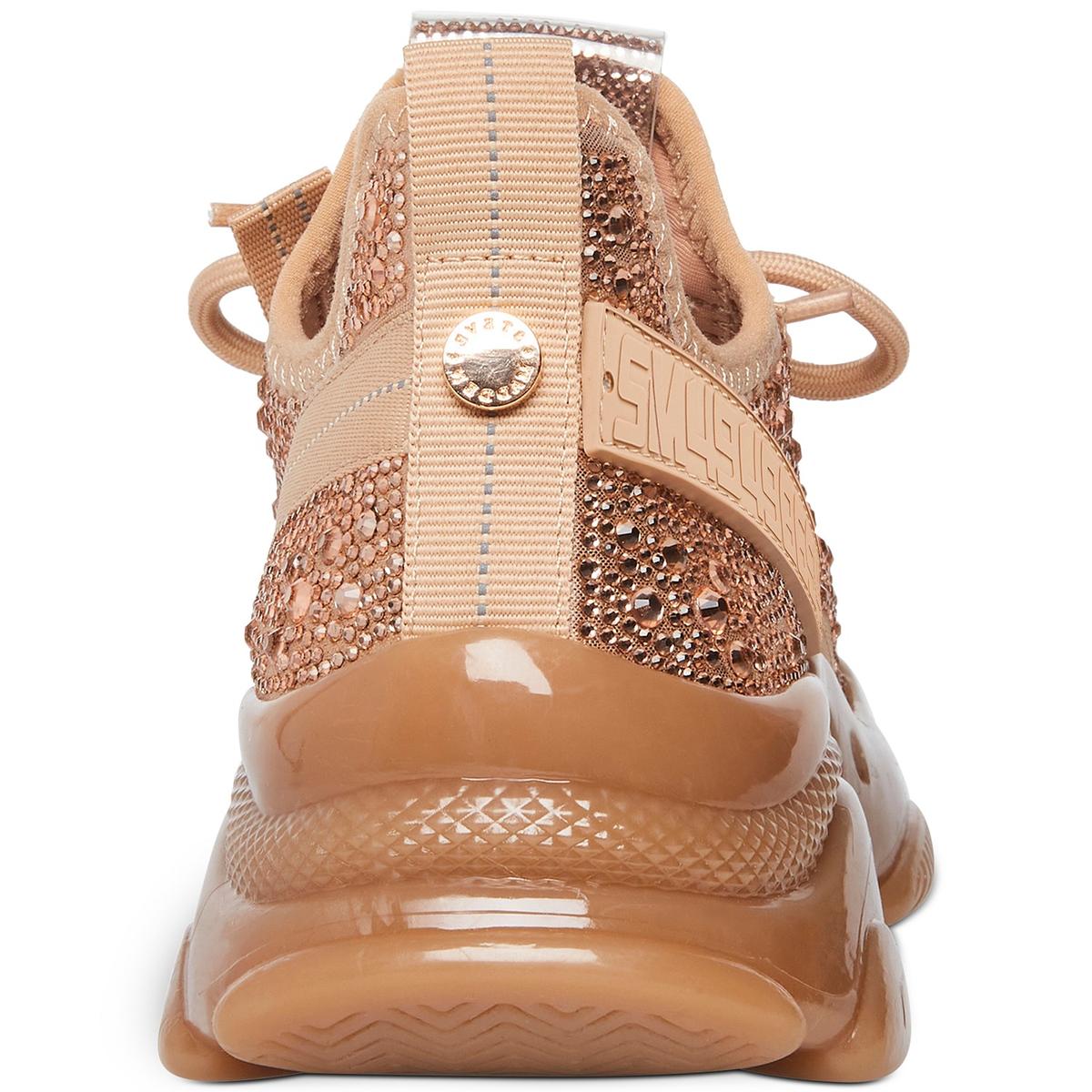 Maxima Womens Embellished Low Top Casual and Fashion Sneakers