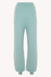 La Perla Alpaca Blend Trousers In Almond Green Cfi0056130