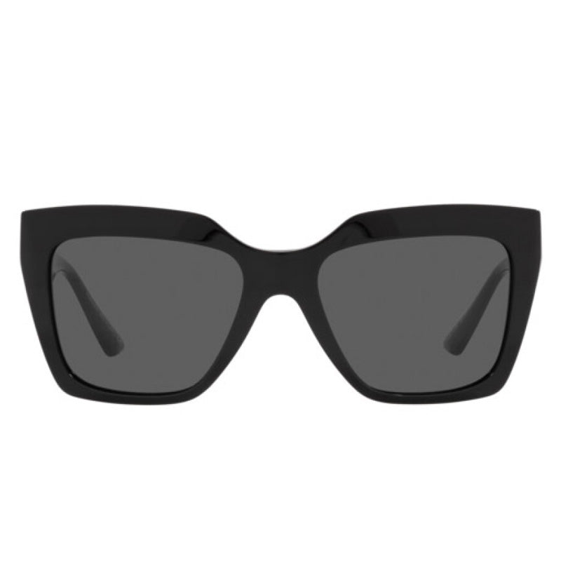 Versace Versace Sunglasses Square Full Rim, Black Frame and Dark Grey Lens VE4418GB1/87