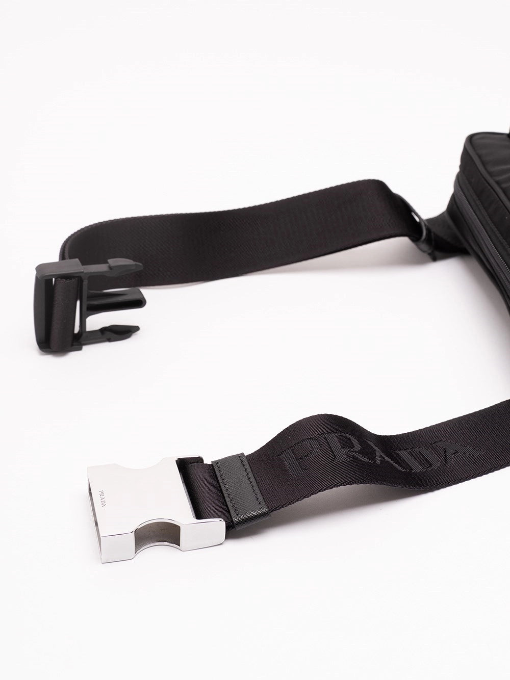 Prada Prada Men Re-Nylon And Saffiano Leather Belt Bag