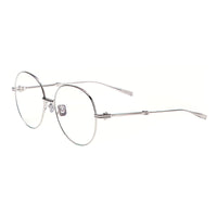 Valentino Eyeglasses Round Full Rim, Light Gold Frame and Clear Demo Lens Lens VLX-136A