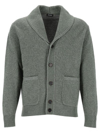 Zegna Zegna Men Cashmere-Blend Shawl-Collar Cardigan