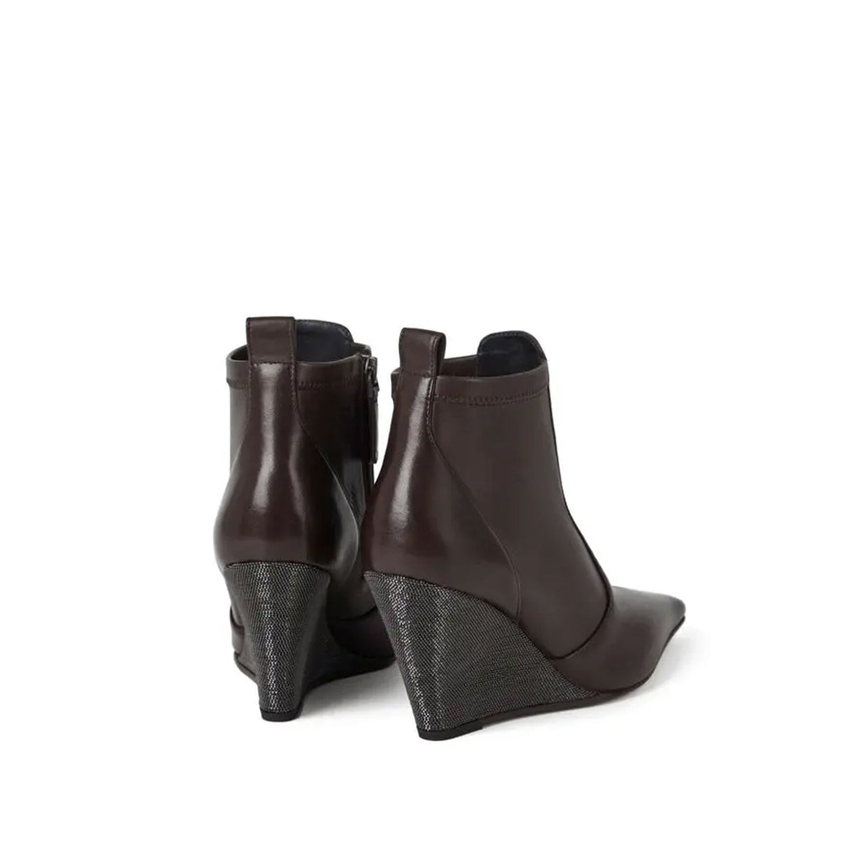 Brunello Cucinelli Brunello Cucinelli Monili Wedge Ankle Boots Women