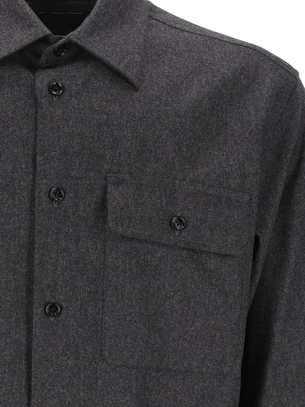 Burberry Burberry Men Wool And Cashmere Overshirt