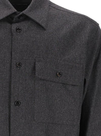 Burberry Burberry Men Wool And Cashmere Overshirt