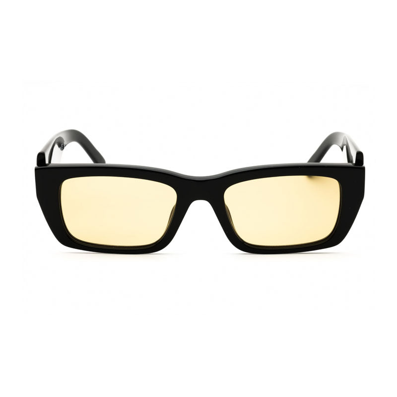 Palm Angels Sunglasses Rectangle Full Rim, Black Frame and Dark Grey Lens PERI002PALM1007