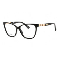 Moschino Moschino Eyeglasses Cat Eye Full Rim, Black Frame and Clear Demo Lenses Lens MOS588080700
