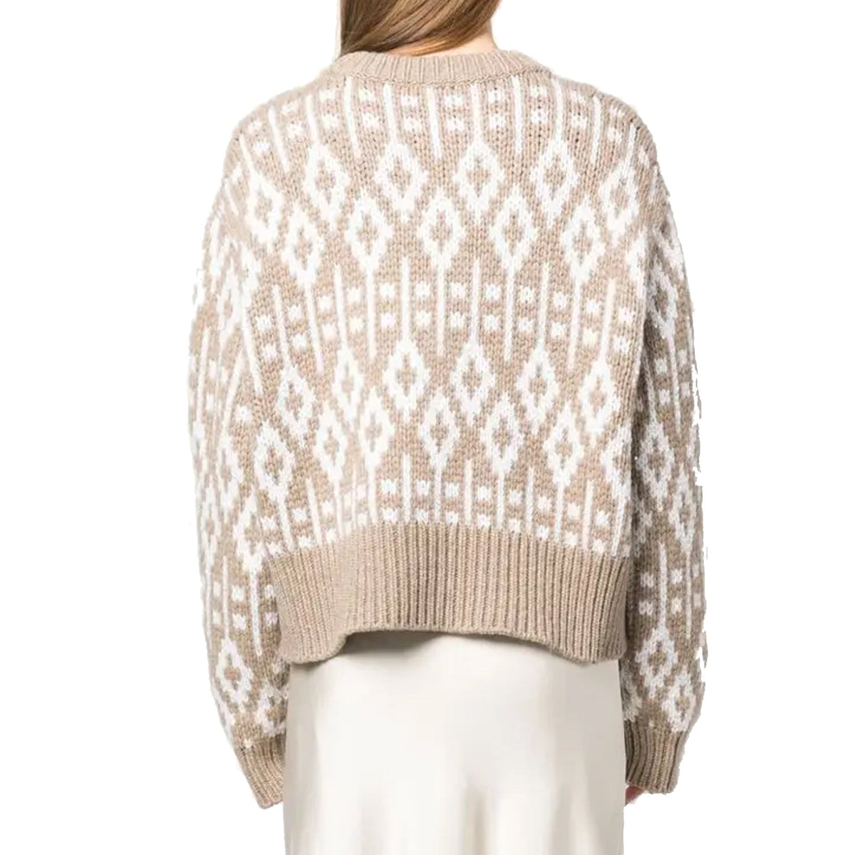 Brunello Cucinelli Brunello Cucinelli Jacquard Cashmere Sweater Women