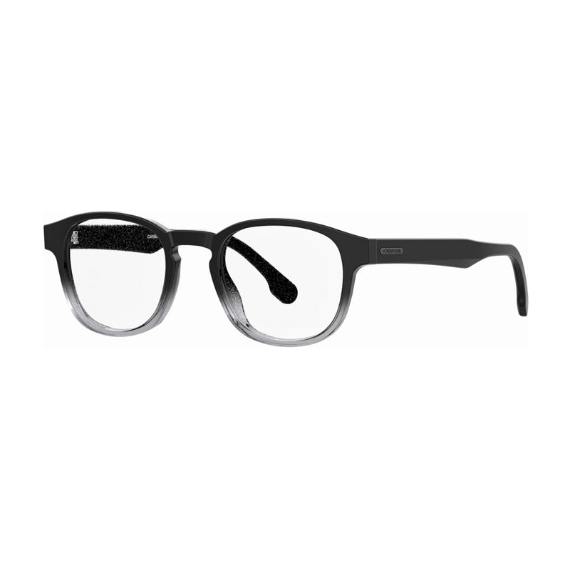 Carrera Carrera Eyeglasses Browline Full Rim, Black Grey Frame and Clear Demo Lenses Lens CARRERA294008A00