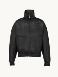 Saint Laurent Men Jacket In Bubbled Lambskin