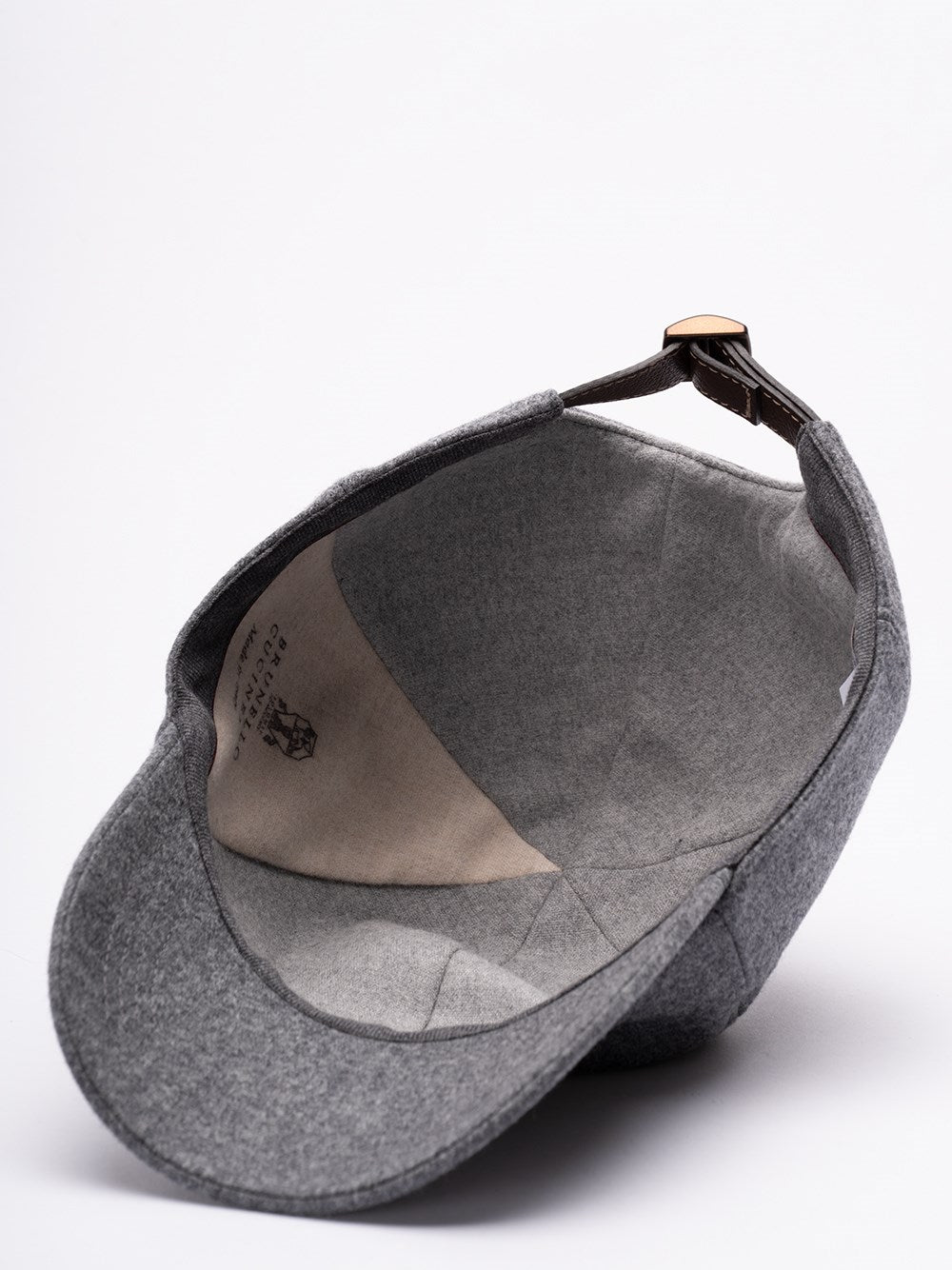 Brunello Cucinelli Men Baseball Cap With Embroidered Logo