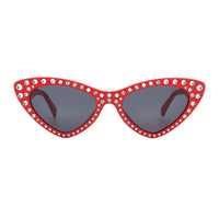Moschino Sunglasses Cat Eye Full Rim, Black Frame and Grey Lens MOS006/S/STR0807IR
