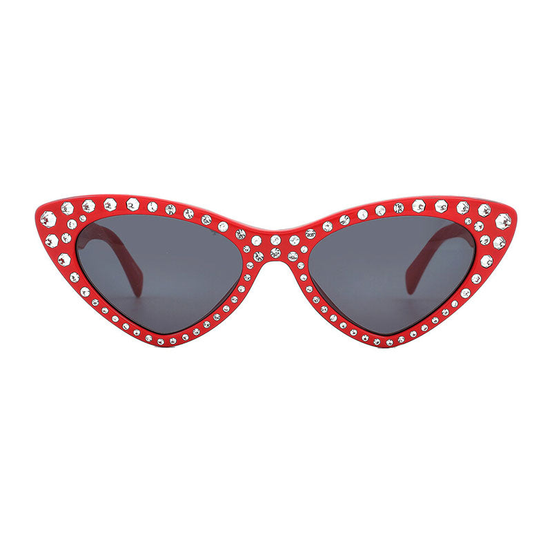 Moschino Sunglasses Cat Eye Full Rim, Black Frame and Grey Lens MOS006/S/STR0807IR
