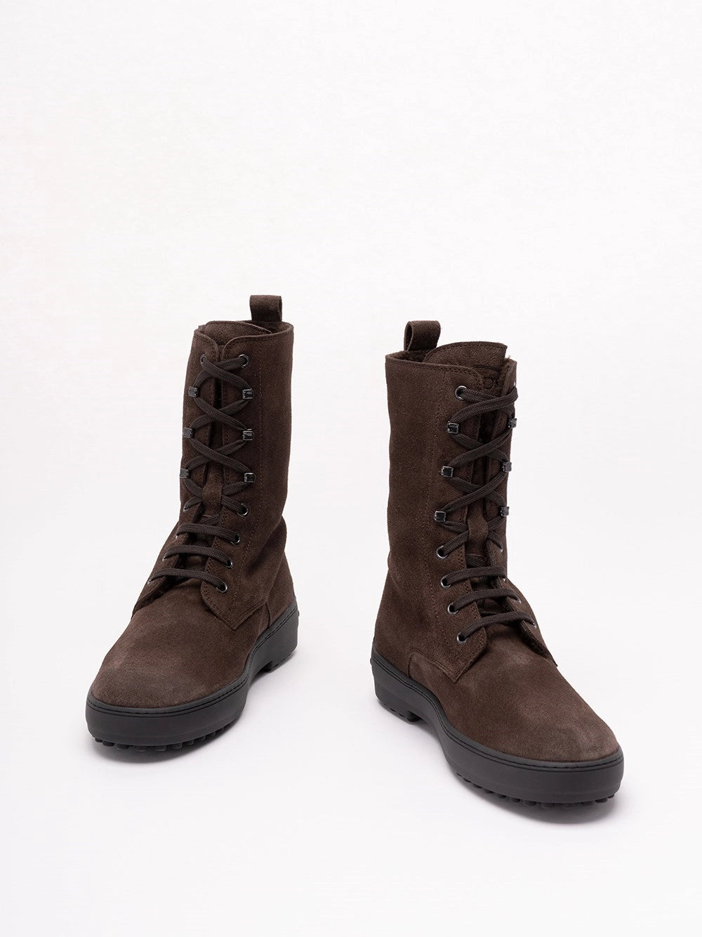 Tod's Women Winter Gommino Ankle Boots In Suede Leather
