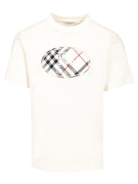 Burberry Burberry Men Knight Check Print Cotton T-Shirt