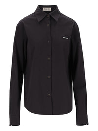 Miu Miu Women Stretch Poplin Shirt