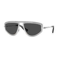 Burberry Burberry Sunglasses Geometric Full Rim, Light Gold Frame and Dark Grey Lens BE3150110987