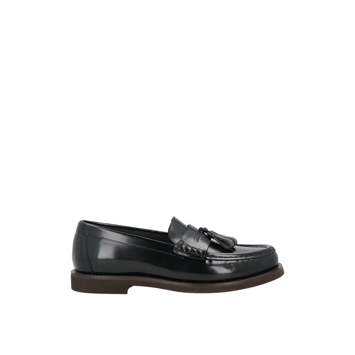 Brunello Cucinelli Brunello Cucinelli Leather Penny Loafer Women