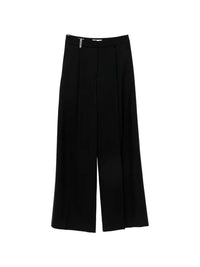 Peserico Women Wool Gabardine Palazzo Pants