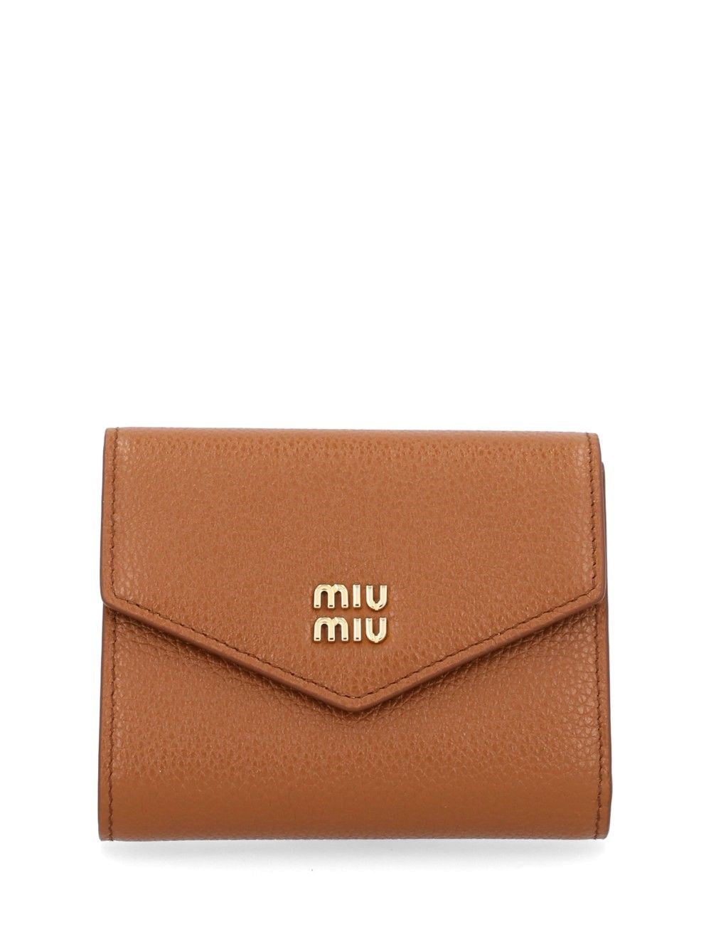 Miu Miu Miu Miu Women Compact Leather Wallet