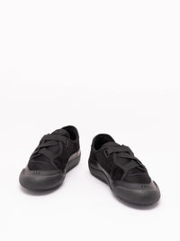 Prada Prada Men Speedrock Leather And Mesh Fabric Sneakers