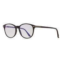 Tom Ford Eyeglasses Square Full Rim, Shiny Pink Frame and Clear Blue Light Block Lens FT5810-B072