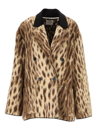 Forte_Forte Women Double-Breasted "Royal Leopard"