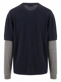 Miu Miu Women Sweater With Jersey Sleeves