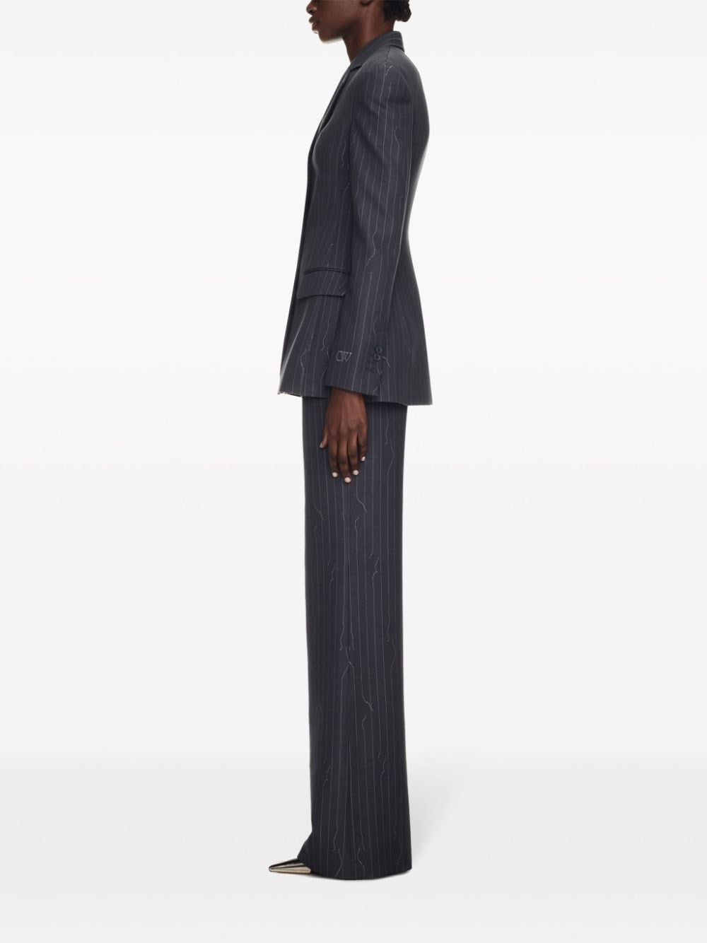 Off-White Women Pinstriped Blazer
