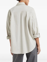 Brunello cucinelli Brunello Cucinelli Women Poplin Shirt With Shiny Trim