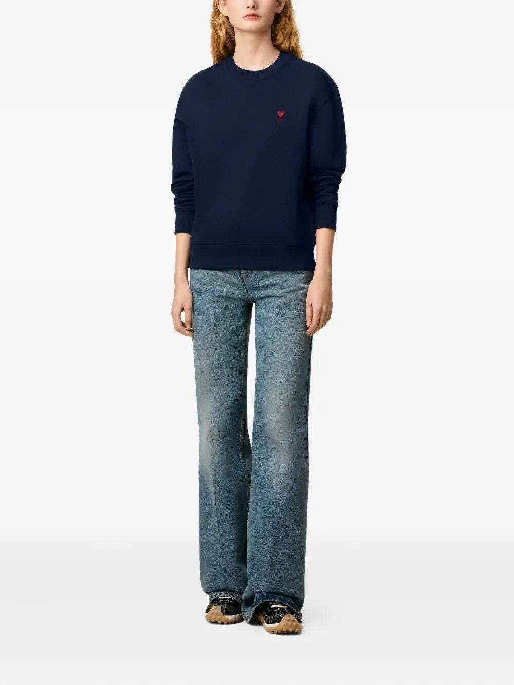 Ami Ami Women Ribbed Sweatshirt