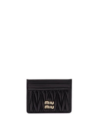 Miu Miu Women Matelassé Leather Card Holder