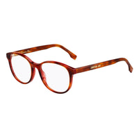 Dior Eyeglasses Round Full Rim, Havana Burgundy Frame and Clear Demo Lenses Lens DIORETOILE1065T00