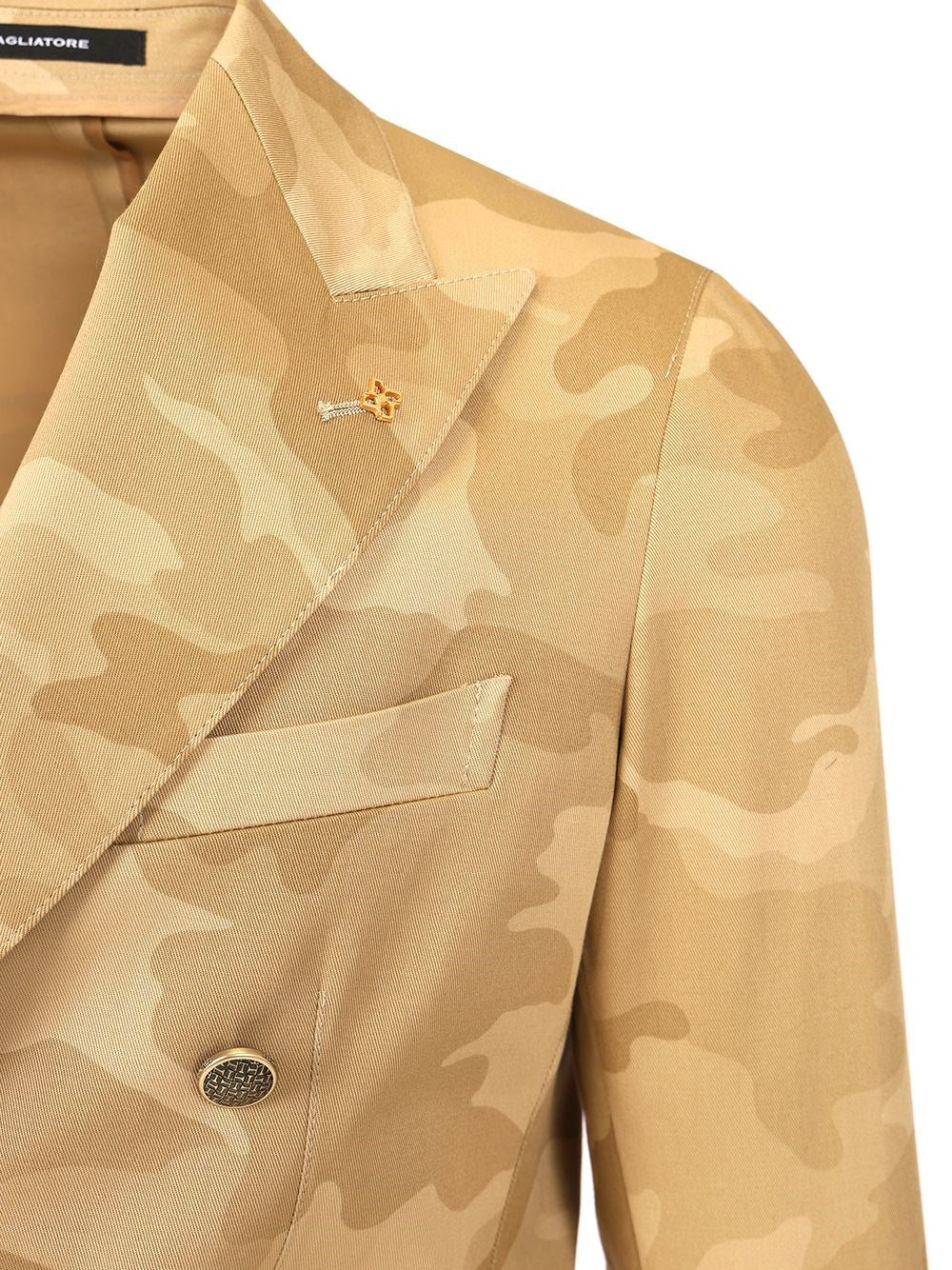 Tagliatore Men Camouflage Jacket